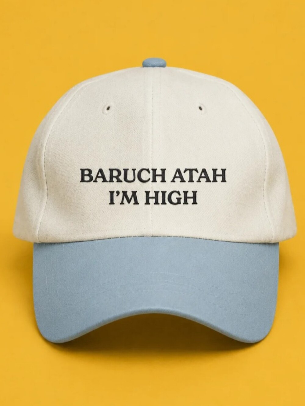 Baruch Atah I'm High Adjustable Baseball Cap